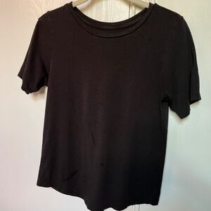 Black Crew Neck Universal Standard Tee Rex